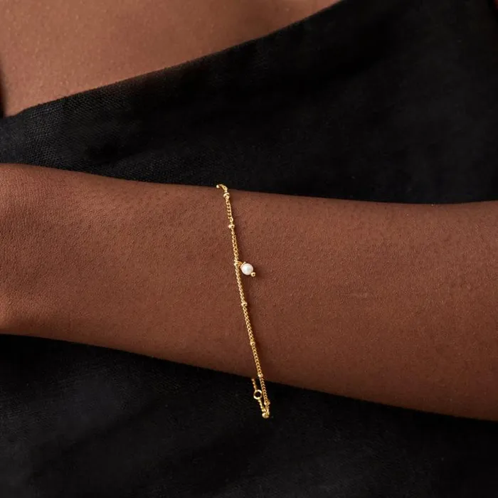 ALOHAS Jewelry Women Ancestral 8211 Gold Bracelet With Pearls