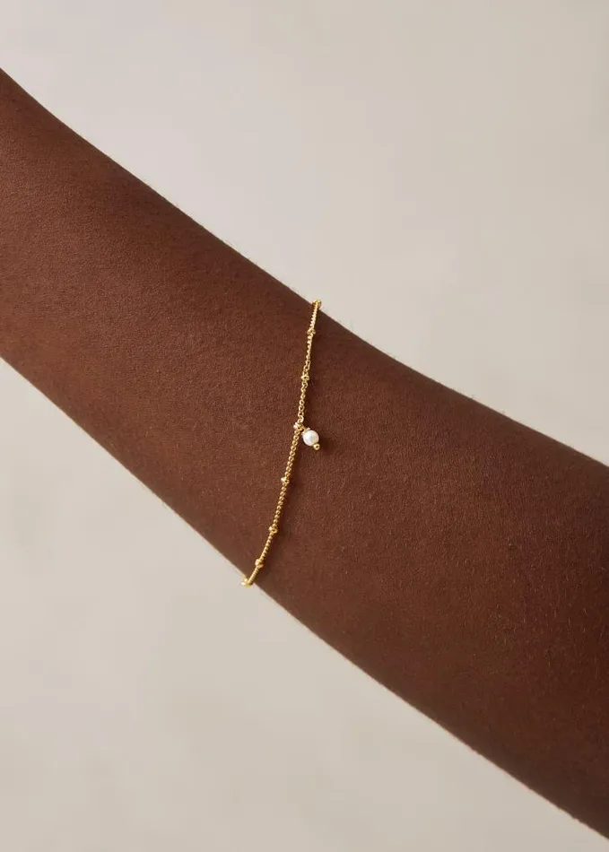 ALOHAS Jewelry Women Ancestral 8211 Gold Bracelet With Pearls