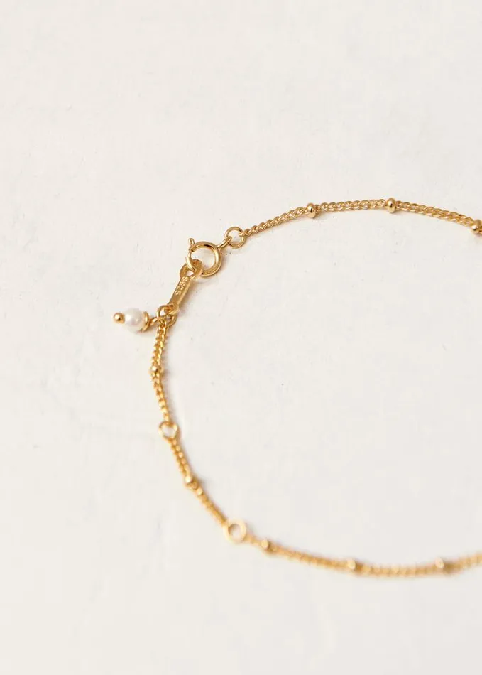 ALOHAS Jewelry Women Ancestral 8211 Gold Bracelet With Pearls