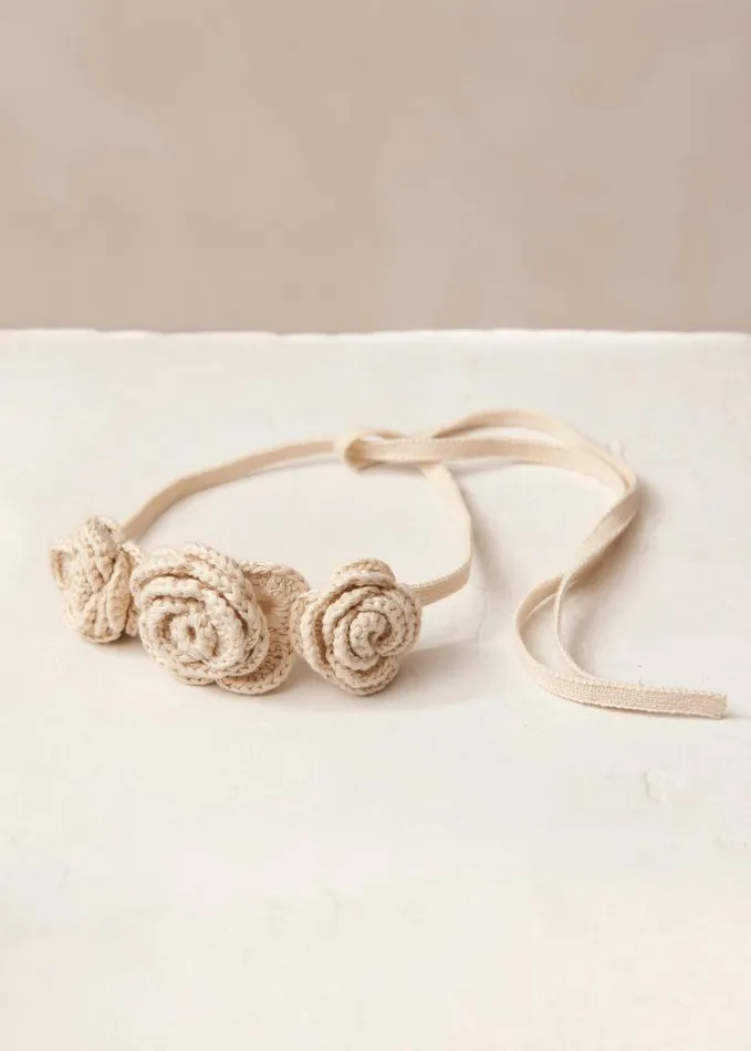 ALOHAS Jewelry Women Fleur 8211 Cream Cotton Necklace