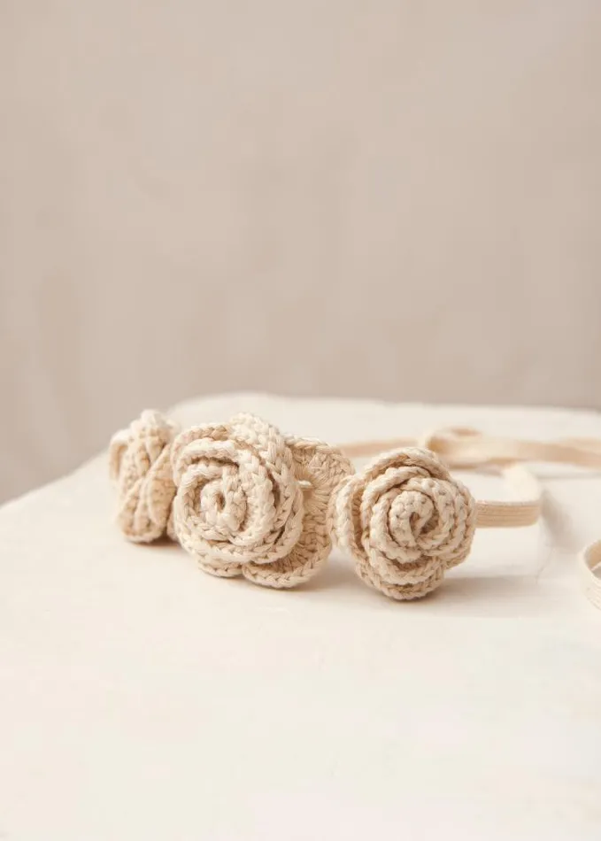ALOHAS Jewelry Women Fleur 8211 Cream Cotton Necklace