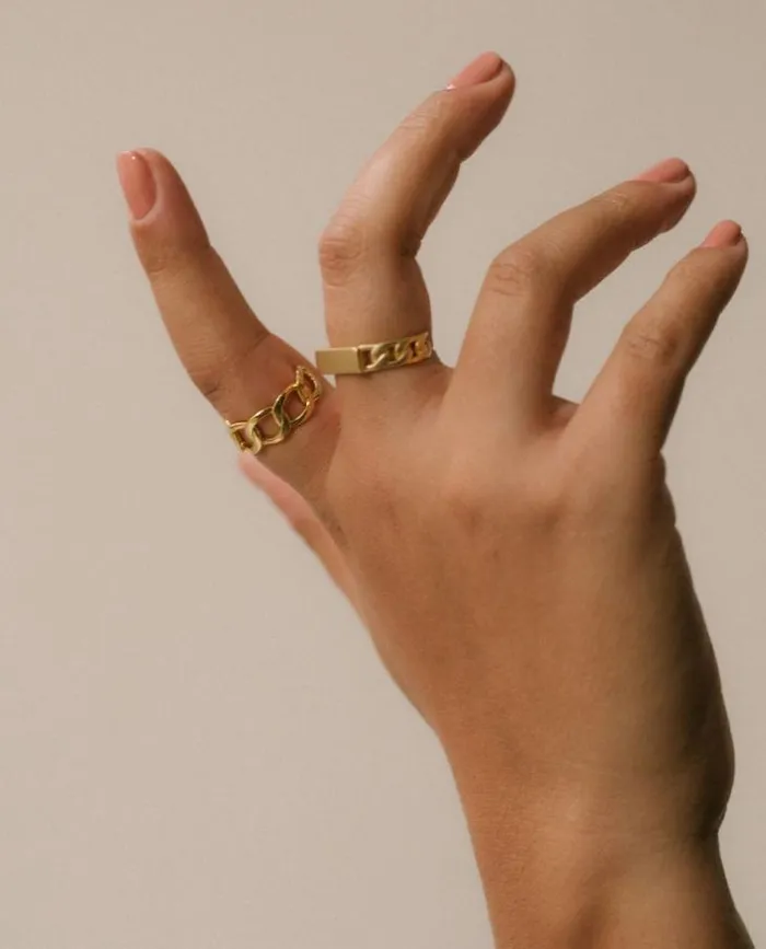 ALOHAS Jewelry Women Halcyon 8211 Gold Ring