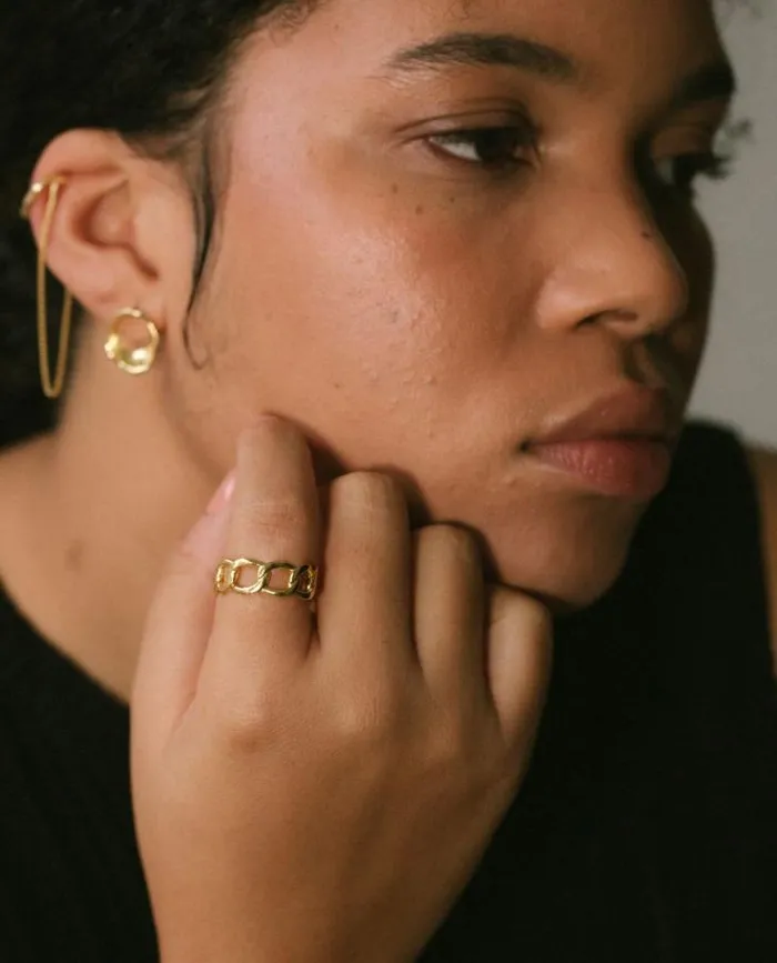ALOHAS Jewelry Women Halcyon 8211 Gold Ring