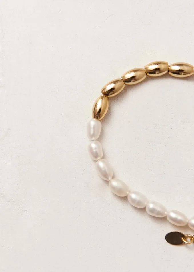 ALOHAS Jewelry Women Heavens 8211 Gold And Pearl Bracelet
