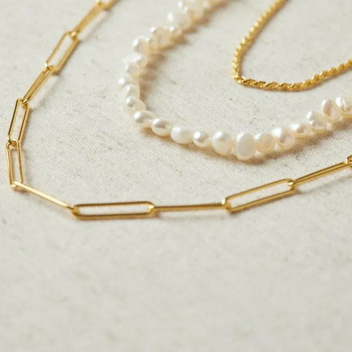 ALOHAS Jewelry Women Linked Up 8211 Gold Necklace