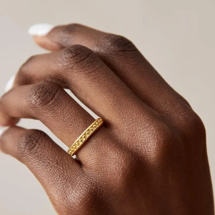 ALOHAS Jewelry Women Radix 8211 Gold Plated Ring