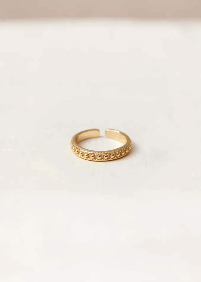 ALOHAS Jewelry Women Radix 8211 Gold Plated Ring