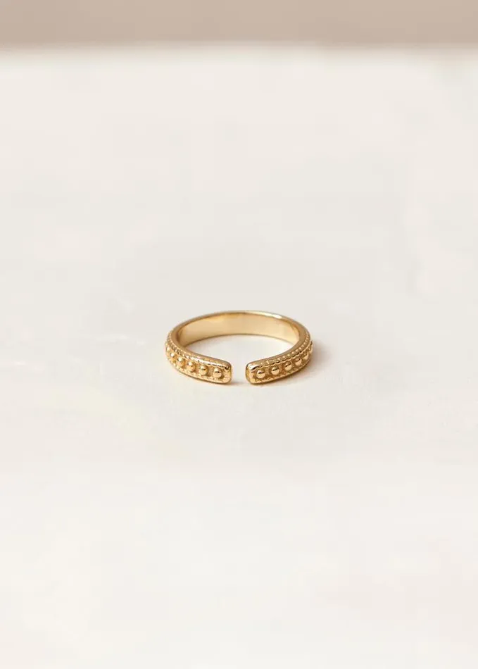 ALOHAS Jewelry Women Radix 8211 Gold Plated Ring