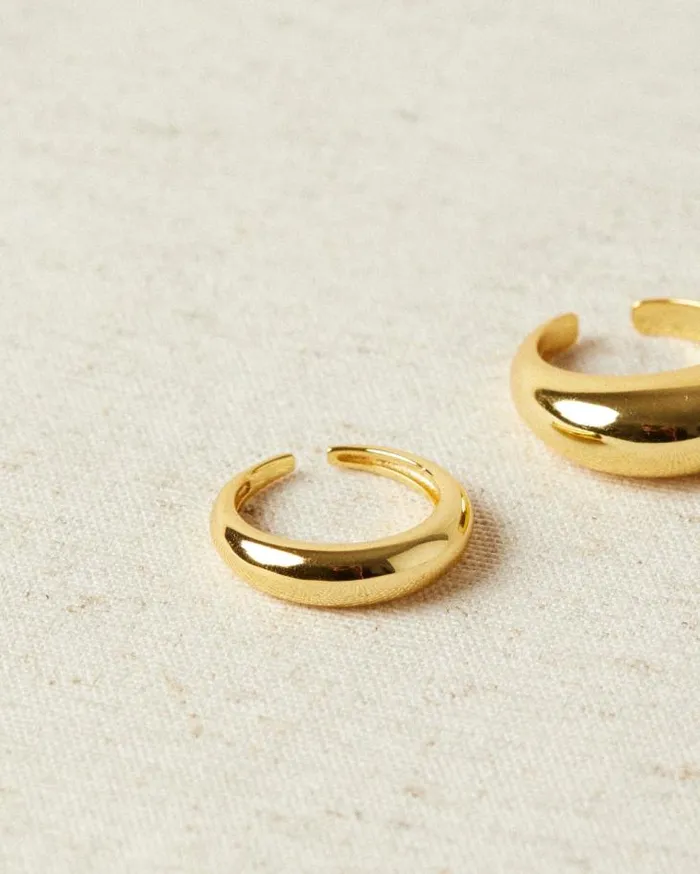 ALOHAS Jewelry Women Simple 8211 Gold Ring
