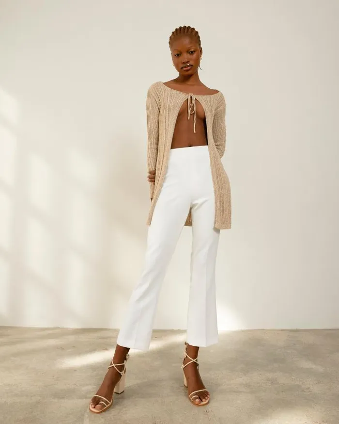 ALOHAS Knitwear Women Witty 8211 White Knit Top