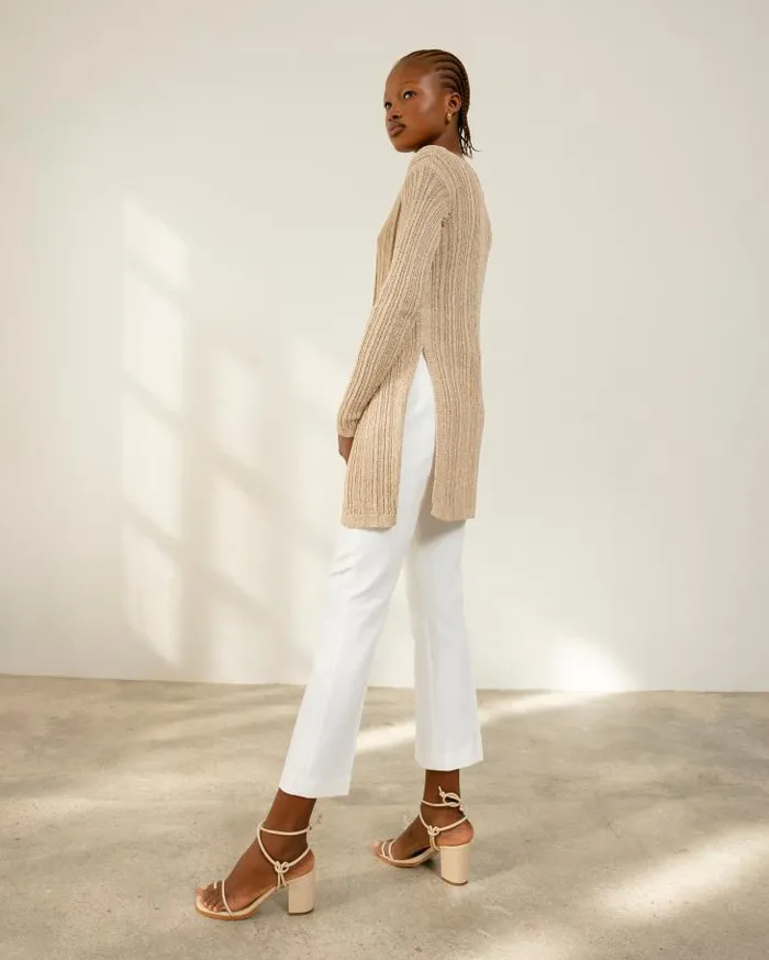 ALOHAS Knitwear Women Witty 8211 White Knit Top