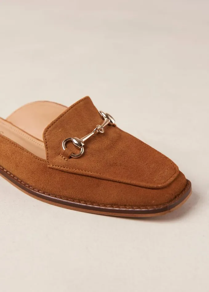 ALOHAS Loafers Women Kais 8211 Brown Suede Mules