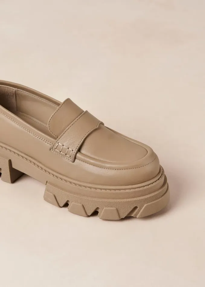ALOHAS Loafers Women Trailblazer 8211 Beige Chunky Loafers