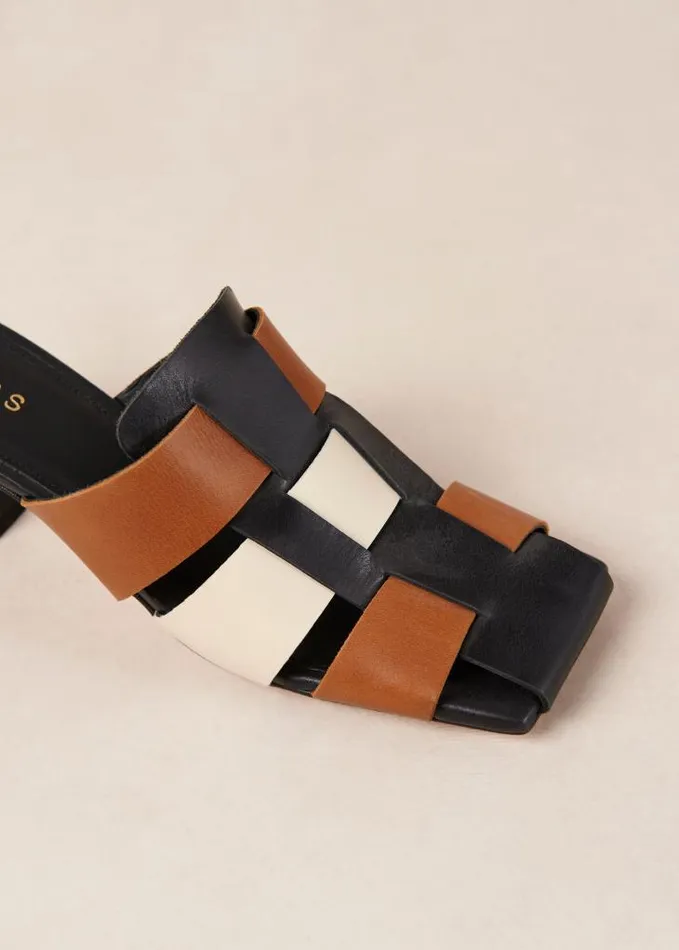 ALOHAS Mules Women Shubie 8211 Multicolor Caged SlipOn Sandals