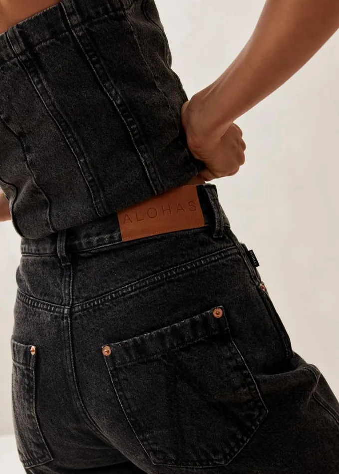 ALOHAS Pants Women Kansas 8211 HighWaist Black Jeans