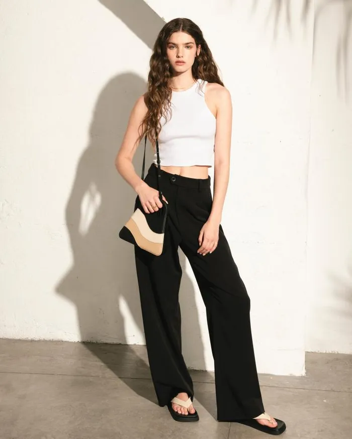 ALOHAS Pants Women Protagonist 8211 Black Pants