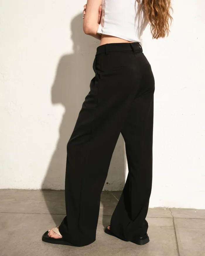 ALOHAS Pants Women Protagonist 8211 Black Pants