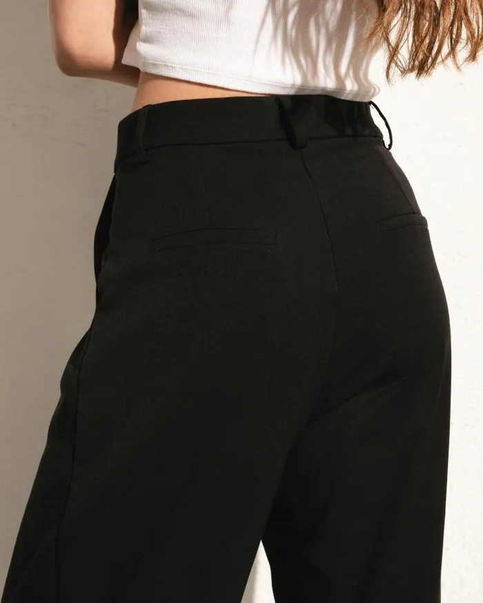 ALOHAS Pants Women Protagonist 8211 Black Pants