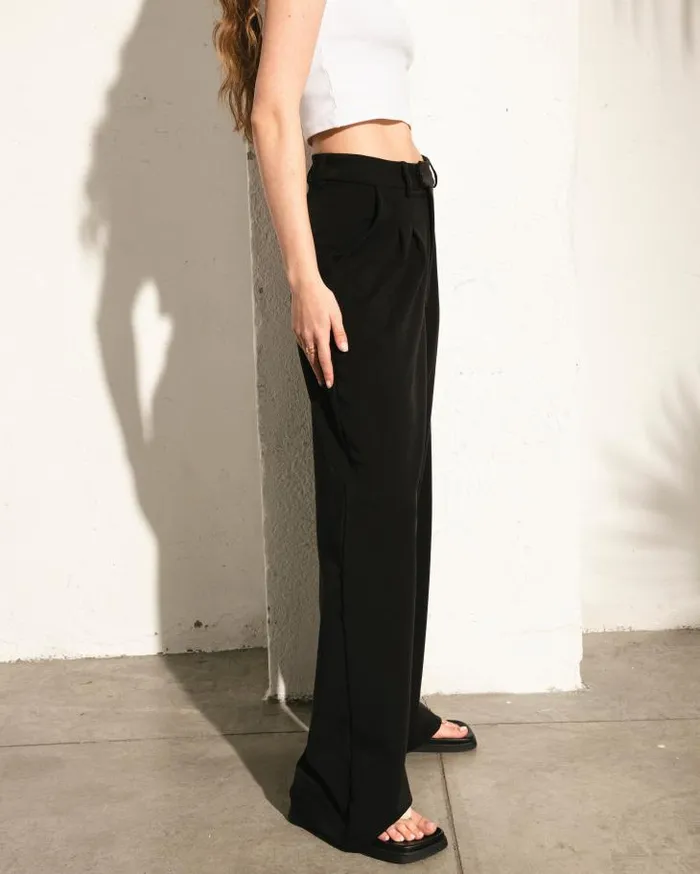 ALOHAS Pants Women Protagonist 8211 Black Pants
