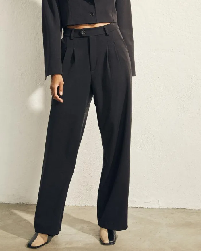 ALOHAS Pants Women Protagonist 8211 Black Pants