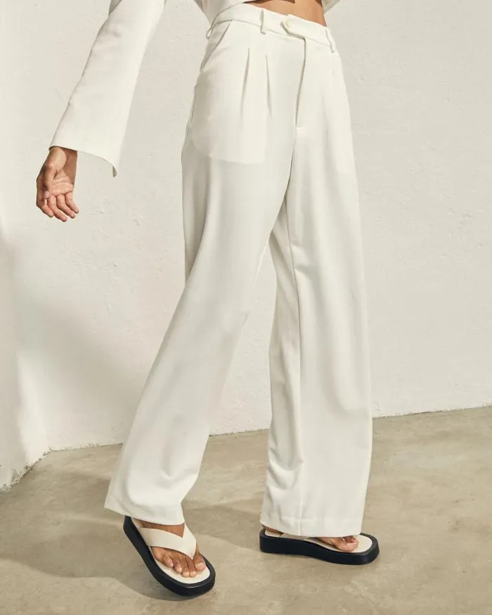 ALOHAS Pants Women Protagonist 8211 Cream Pants