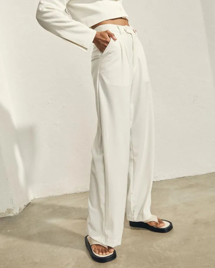 ALOHAS Pants Women Protagonist 8211 Cream Pants