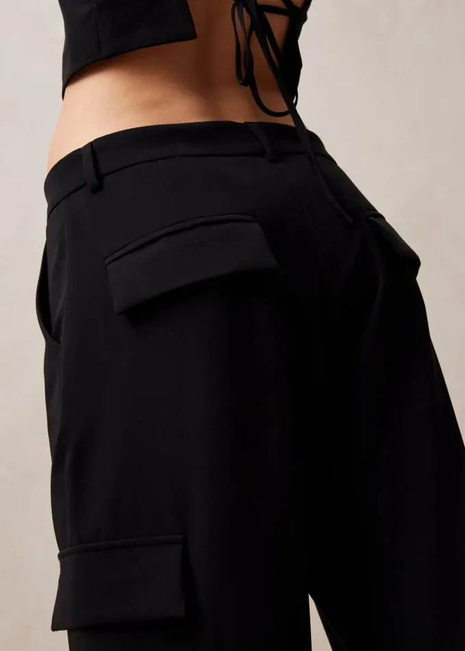 ALOHAS Pants Women Rita 8211 Black Cargo Pants