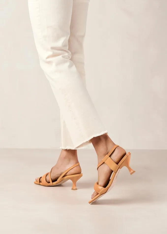 ALOHAS Sandals Women Asymmetric Straps 8211 Orange Strappy Sandals