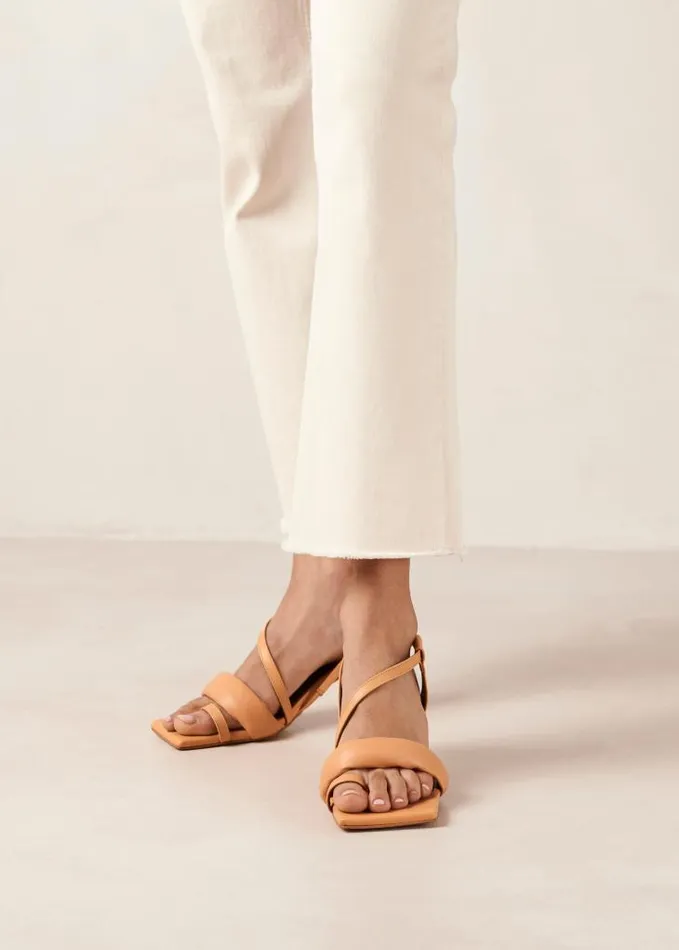 ALOHAS Sandals Women Asymmetric Straps 8211 Orange Strappy Sandals