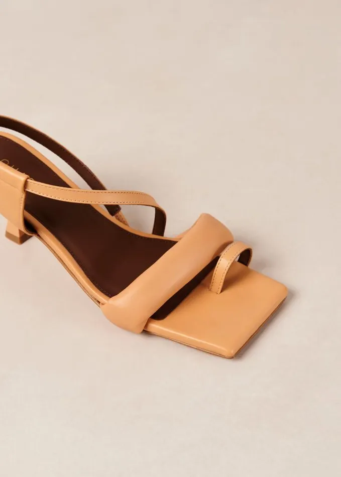 ALOHAS Sandals Women Asymmetric Straps 8211 Orange Strappy Sandals
