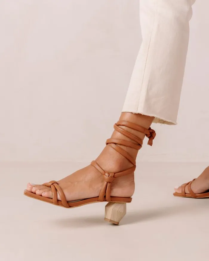ALOHAS Sandals Women Creative 8211 Brown Leather Sandals