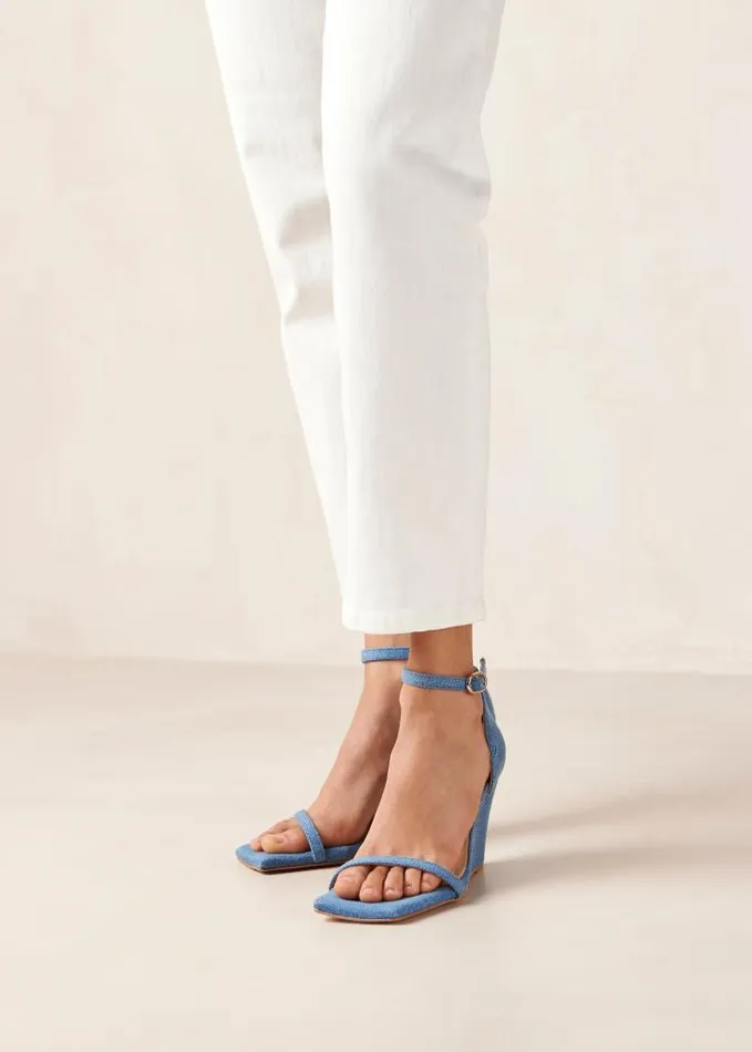 ALOHAS Sandals Women Gata 8211 Denim Wedge Sandals