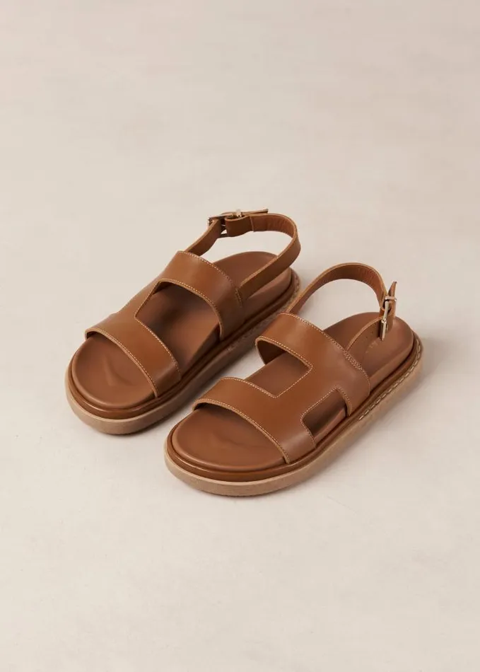 ALOHAS Sandals Women Lorelei 8211 Brown Leather Sandals