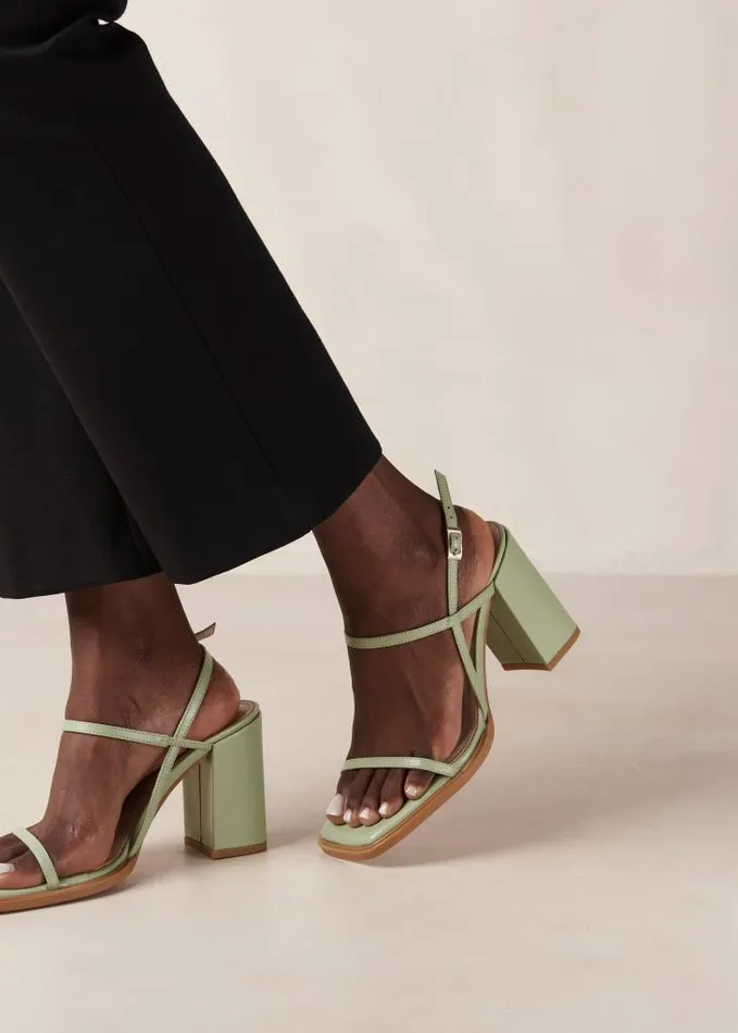 ALOHAS Sandals Women Lorena 8211 Green Vegan Sandals