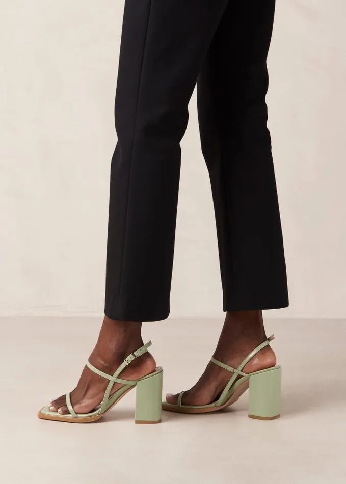ALOHAS Sandals Women Lorena 8211 Green Vegan Sandals