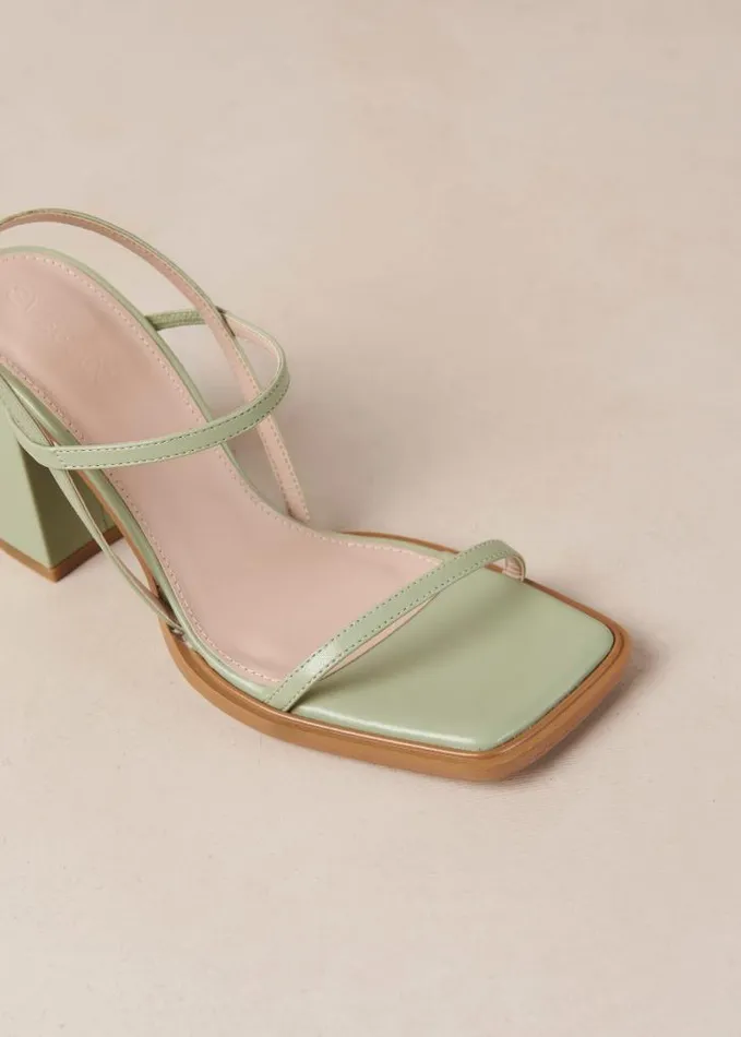 ALOHAS Sandals Women Lorena 8211 Green Vegan Sandals