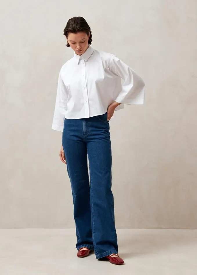 ALOHAS Shirts Women Giovanna 8211 White Cotton Shirt