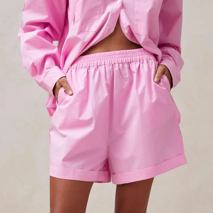 ALOHAS Shorts Women Mae 8211 Pink Cotton Shorts