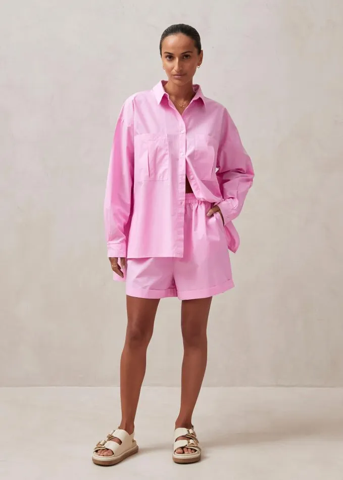 ALOHAS Shorts Women Mae 8211 Pink Cotton Shorts