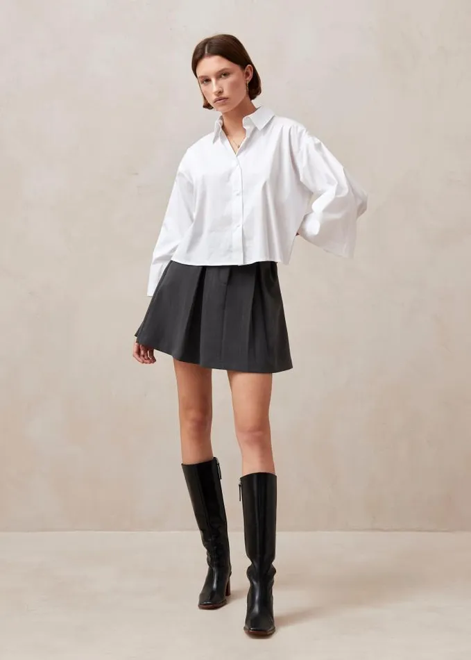 ALOHAS Skirts Women Carline 8211 Gray Mini Skirt
