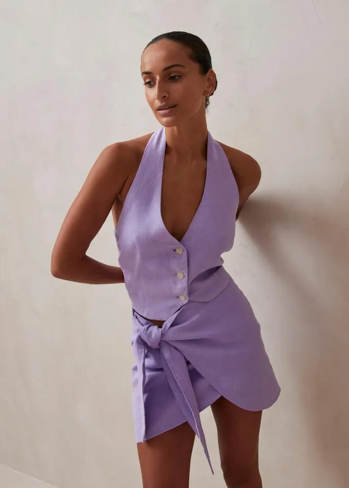 ALOHAS Skirts Women Lori 8211 Purple Skirt