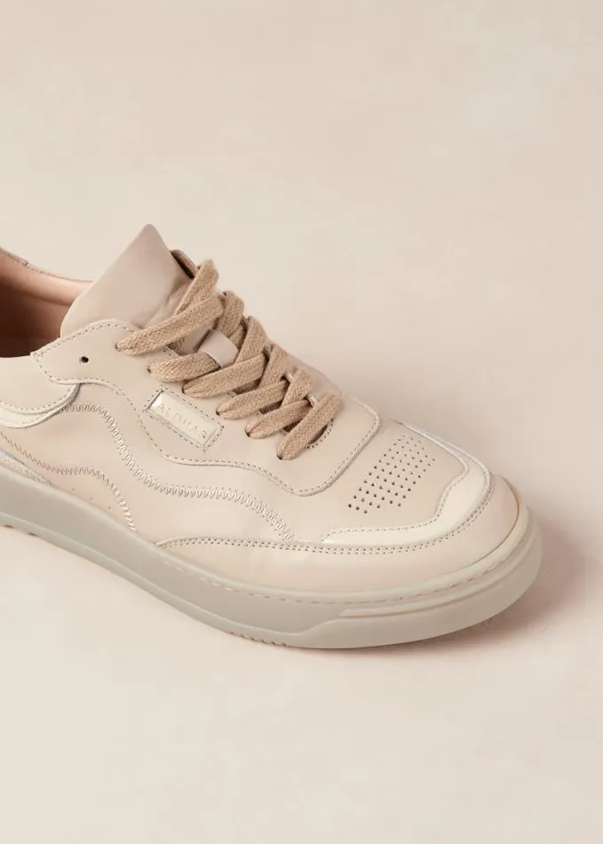 ALOHAS Sneakers Women TB87 8211 Cream Leather Sneakers