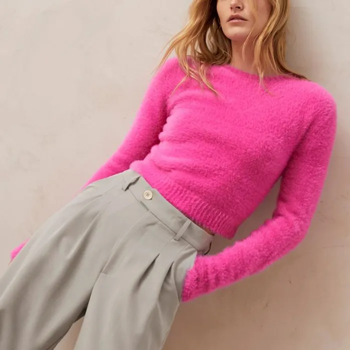 ALOHAS Sweaters and Cardigans Women Deli 8211 Pink Knitted Sweater