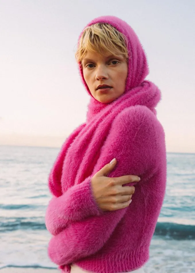 ALOHAS Sweaters and Cardigans Women Deli 8211 Pink Knitted Sweater