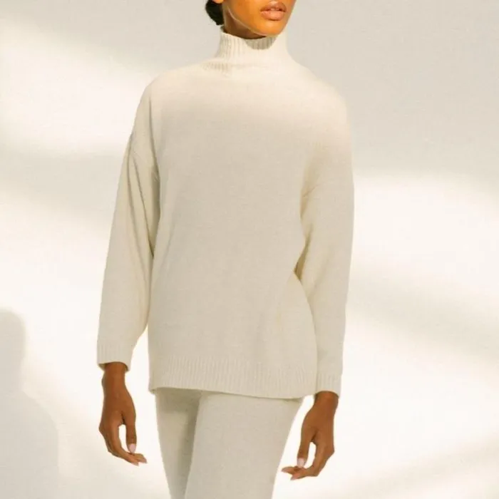 ALOHAS Sweaters and Cardigans Women Passenger 8211 White Knit Top