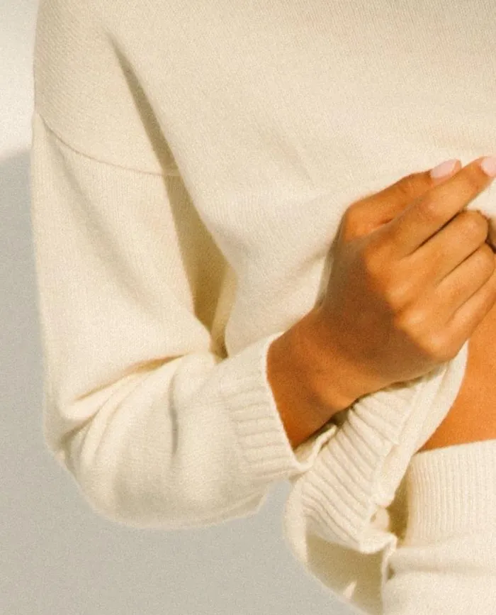 ALOHAS Sweaters and Cardigans Women Passenger 8211 White Knit Top