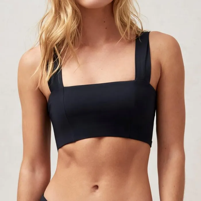 ALOHAS Swimwear Women Happy 8211 Black Bikini Top