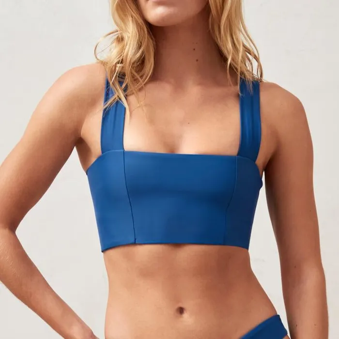 ALOHAS Swimwear Women Lyn 8211 Blue Bikini Top