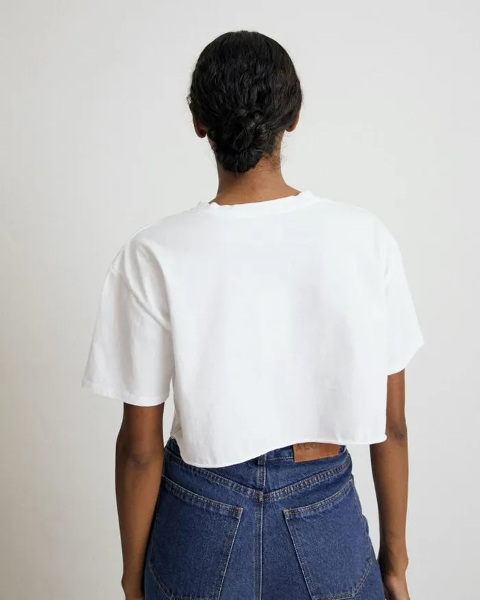 ALOHAS Tops Women Fly 8211 White Cotton TShirt