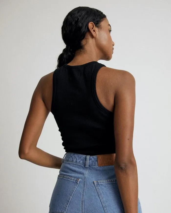 ALOHAS Tops Women Lift 8211 Black Cotton Top
